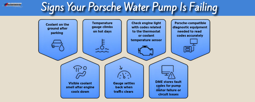 Signs Your Porsche Water Pump Is Failing